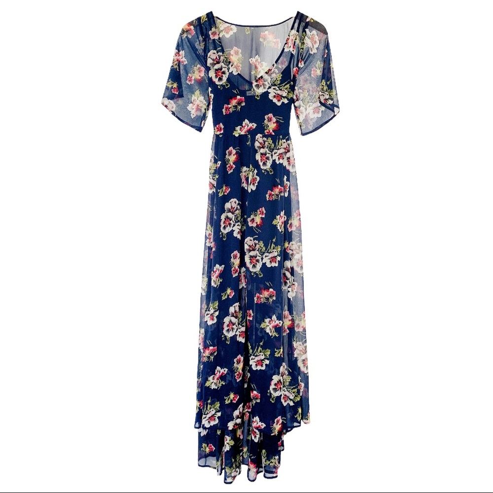 Abercrombie & Fitch floral maxi dress size XS